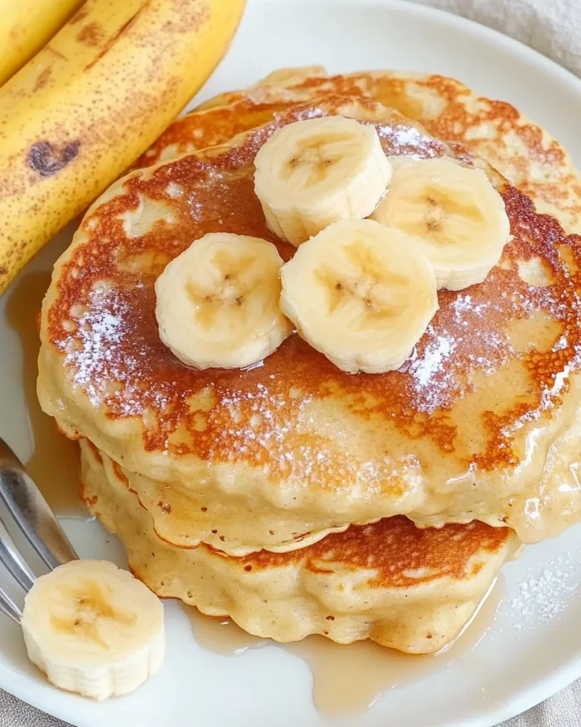 Brown Sugar Banana Pancakes