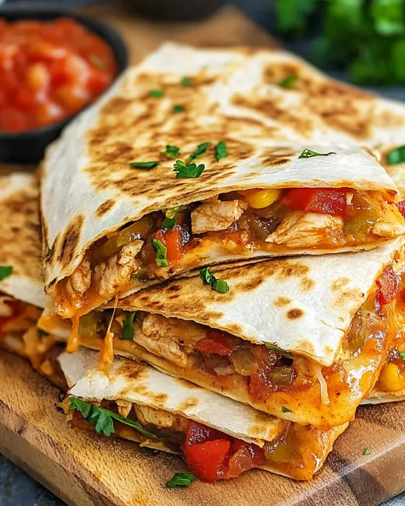 Chicken Fajita Quesadillas