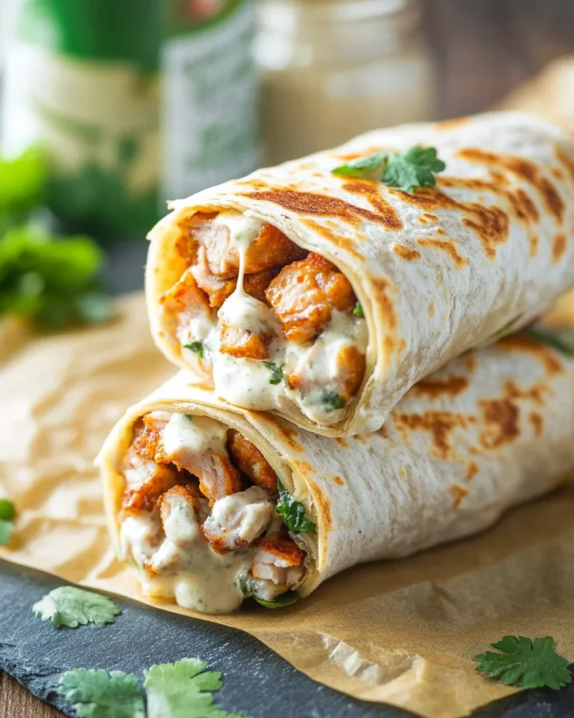 Chicken Ranch Wraps