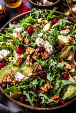 Christmas Salad with Honey Mustard Dressing