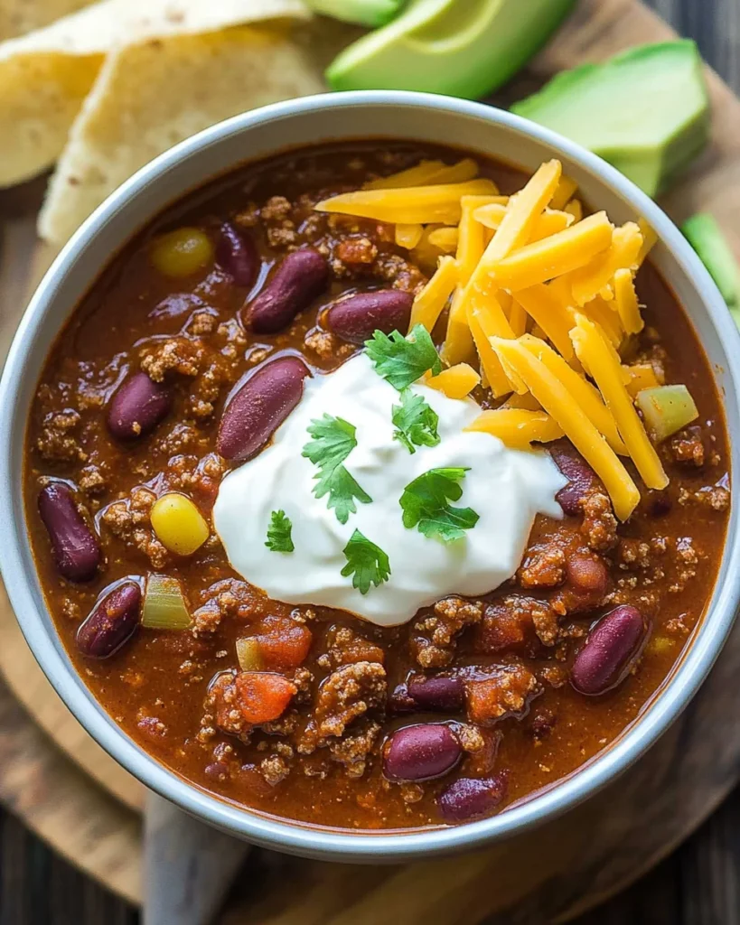 Classic Slow Cooker Chili
