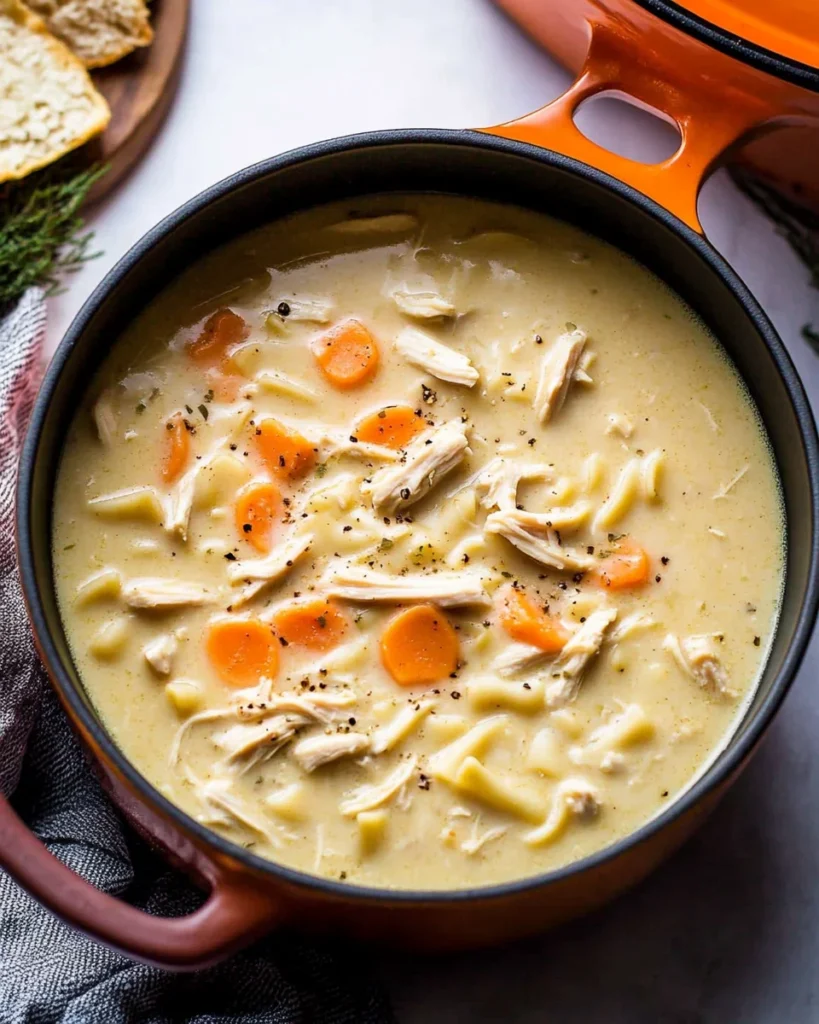 Creamy Chicken Noodle Soup