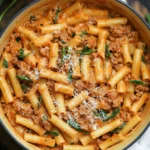 Creamy Sausage Rigatoni