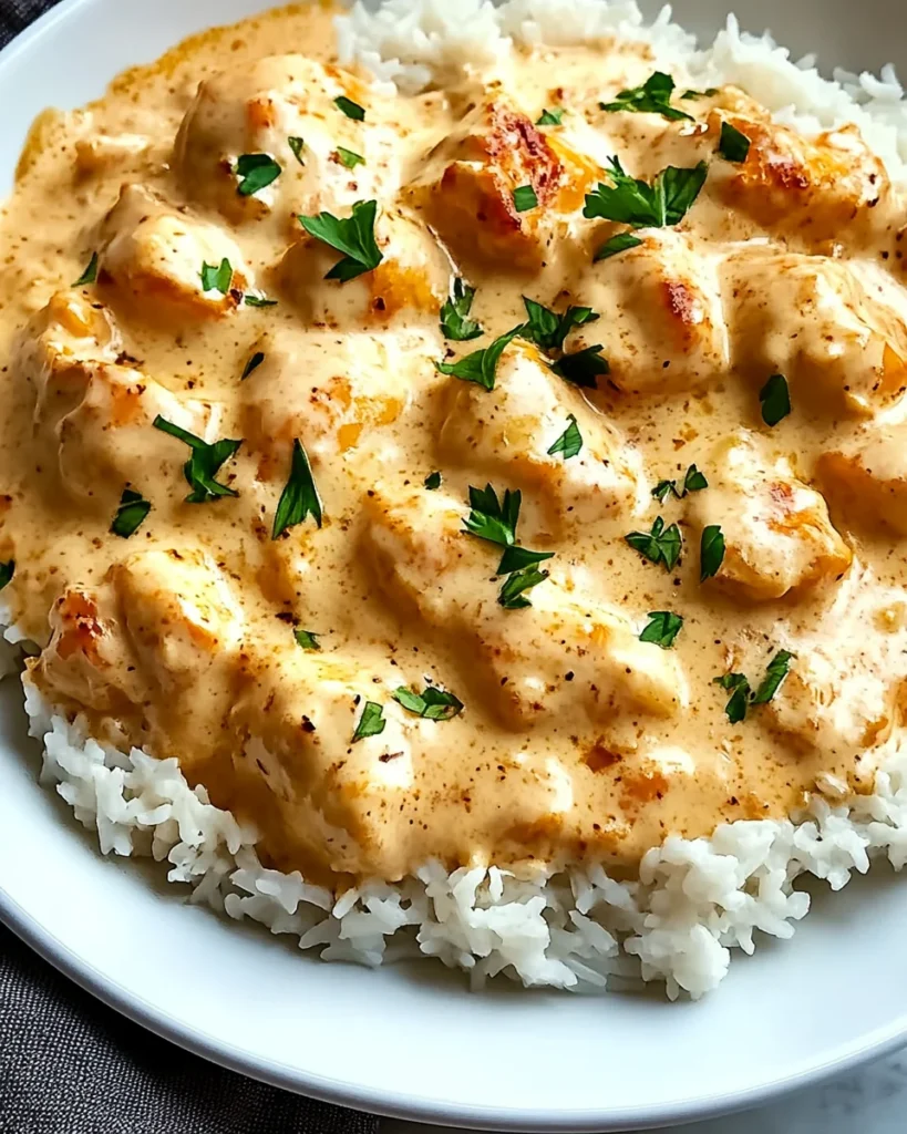 Creamy Smothered Chicken and Rice