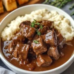 Crock Pot Beef Tips and Gravy
