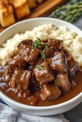 Crock Pot Beef Tips and Gravy