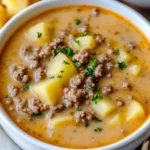 Crock Pot Hamburger Potato Soup