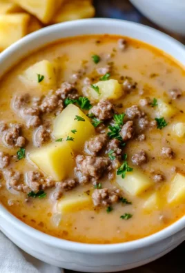 Crock Pot Hamburger Potato Soup
