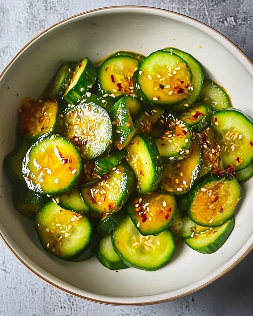 Easy Asian Cucumber Salad