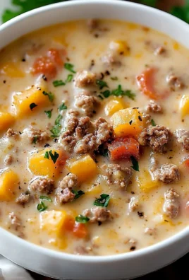 Easy Cheeseburger Soup