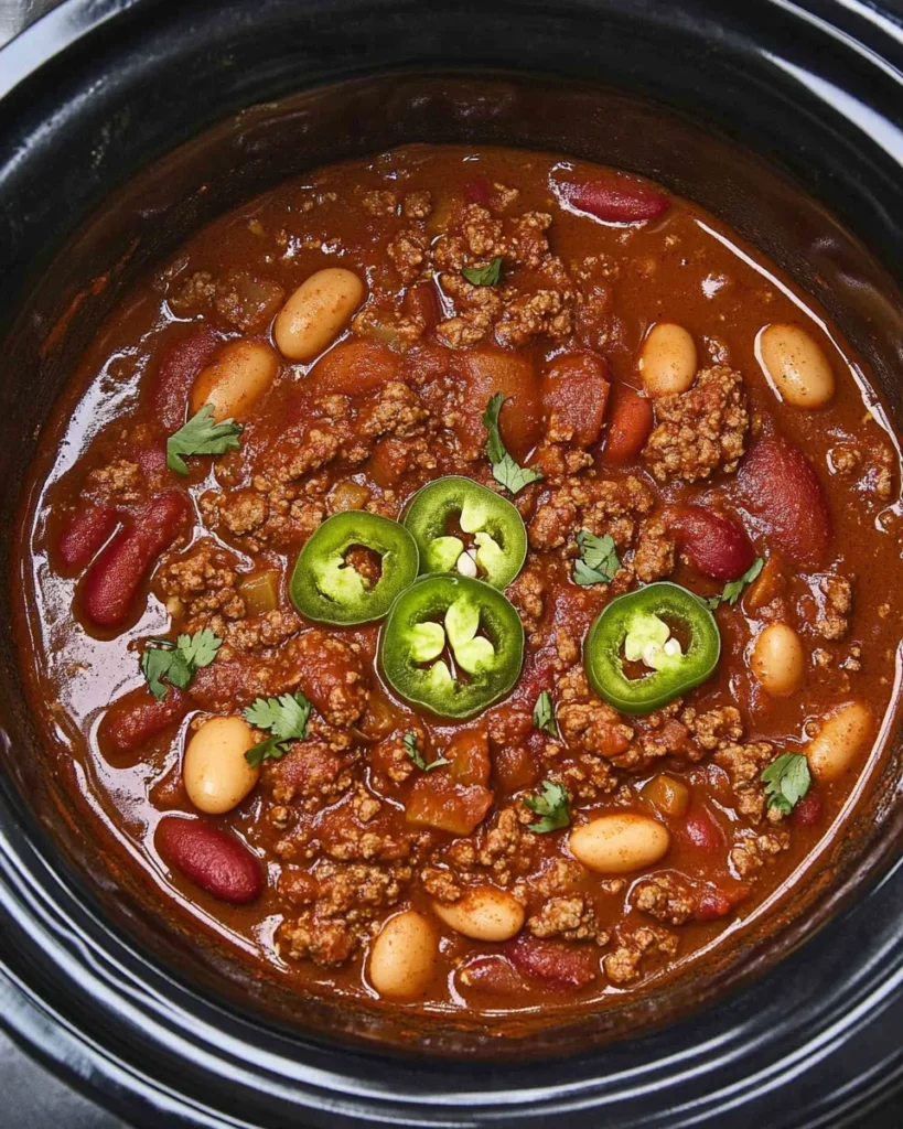 Easy Crockpot Chili