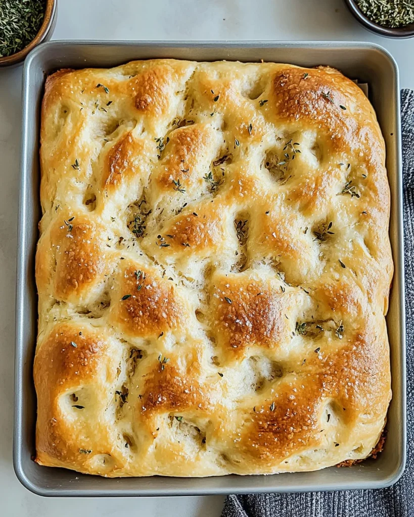 Easy Homemade Focaccia Bread