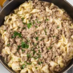 Ground Beef Stroganoff