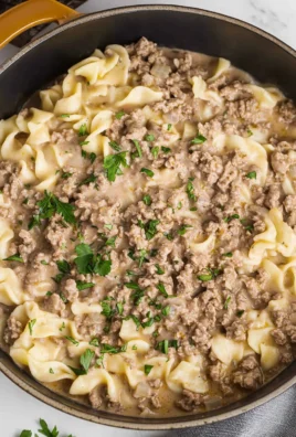 Ground Beef Stroganoff