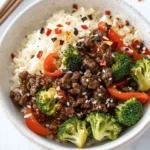 Ground Beef and Broccoli