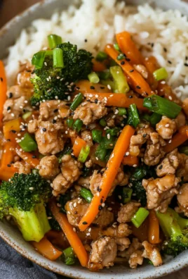Ground Turkey Teriyaki Stir Fry