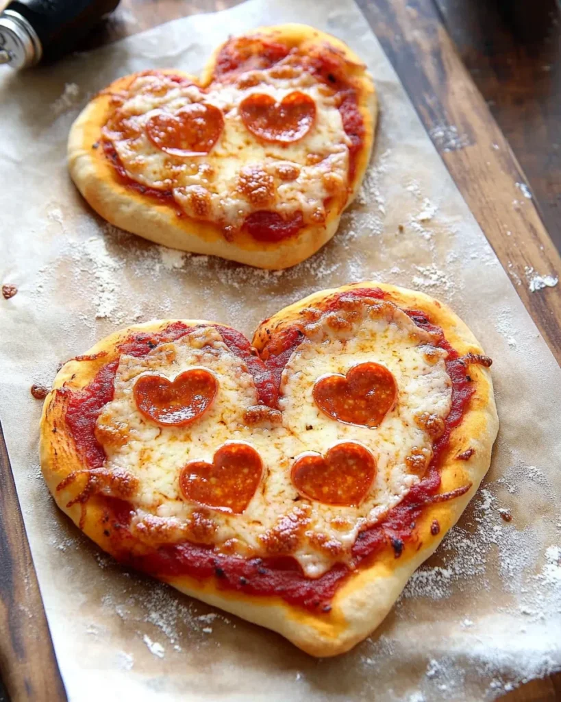Heart-Shaped Pizza