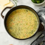 High Protein Broccoli Cheddar Soup