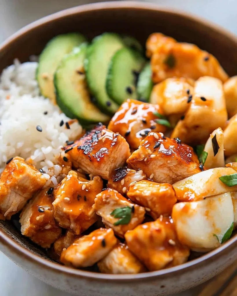 Hot Honey Chicken Bowls