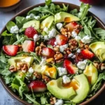 Juicy Christmas Salad with Honey Mustard Dressing