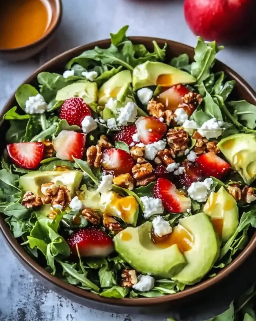 Juicy Christmas Salad with Honey Mustard Dressing