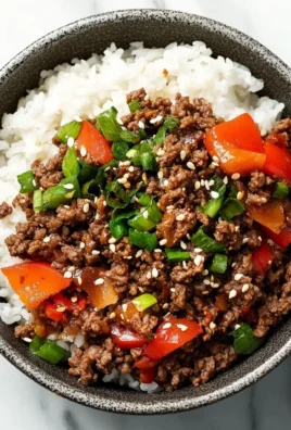 Korean Ground Beef Bowl
