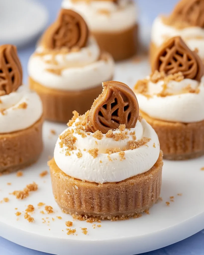Mini Biscoff Cheesecakes