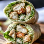 Miso Chicken Caesar Wraps
