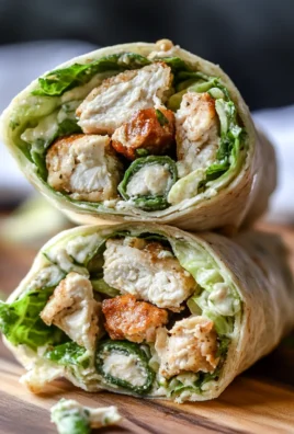 Miso Chicken Caesar Wraps