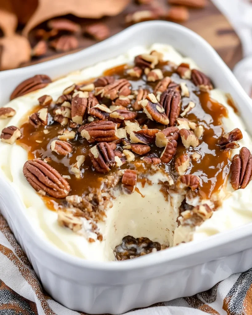 No Bake Pecan Pie Dip