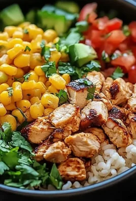 One Pan Chicken Burrito Bowl