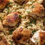 Oven-Baked Chicken and Rice