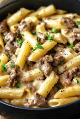 Philly Cheesesteak pasta