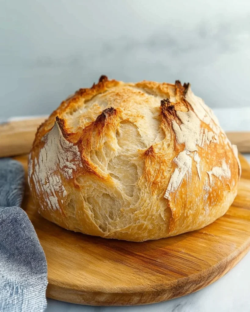 Quick and Easy No-Knead Bread