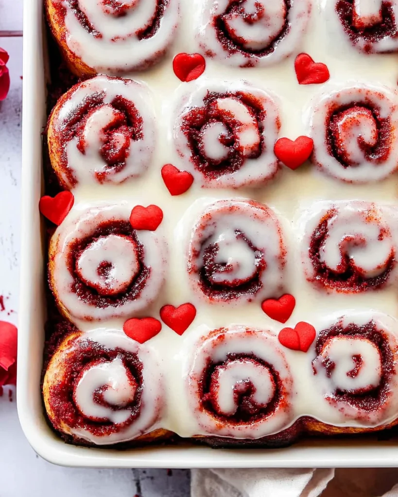Red Velvet Cinnamon Rolls