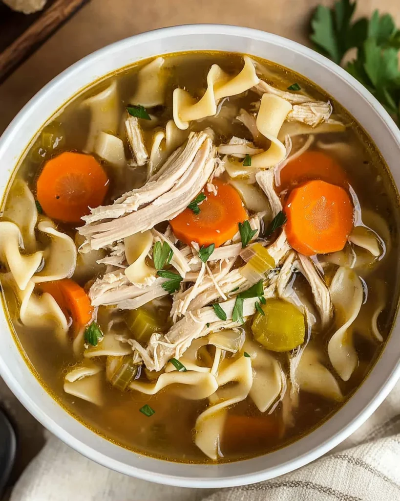 Rotisserie Chicken Noodle Soup