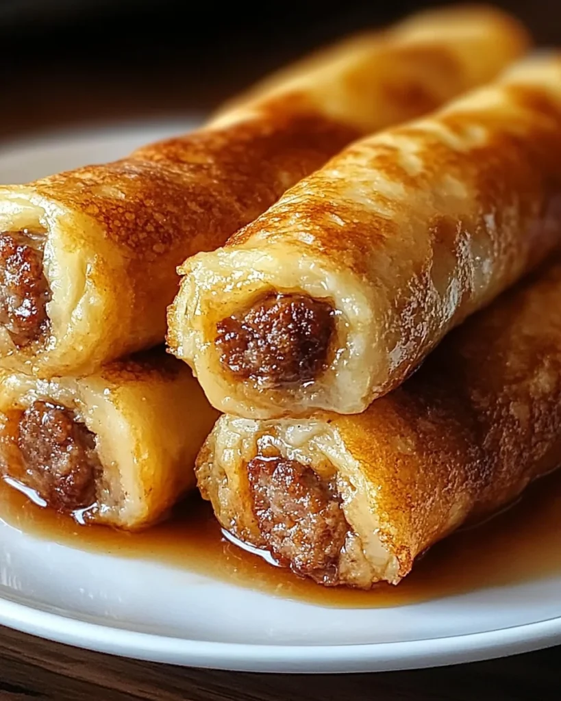 Sausage French Toast Roll-Ups Recipe