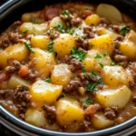Slow Cooker Cowboy Potato Casserole
