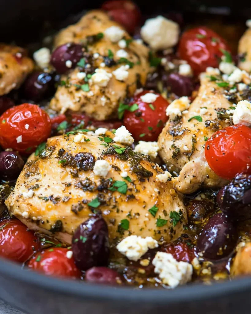 Slow Cooker Greek Chicken