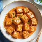 Spicy Tofu with Creamy Coconut Sauce