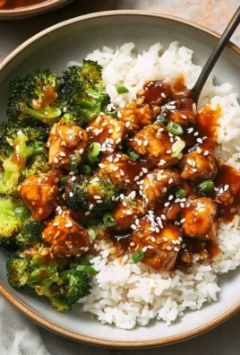 Sticky Chicken Rice Bowls