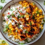 Street Corn Chicken Rice Bowl