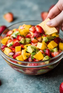 Avocado Strawberry Mango Salsa