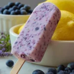 Blueberry Lemon Popsicles