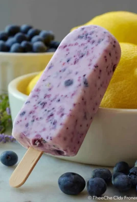 Blueberry Lemon Popsicles