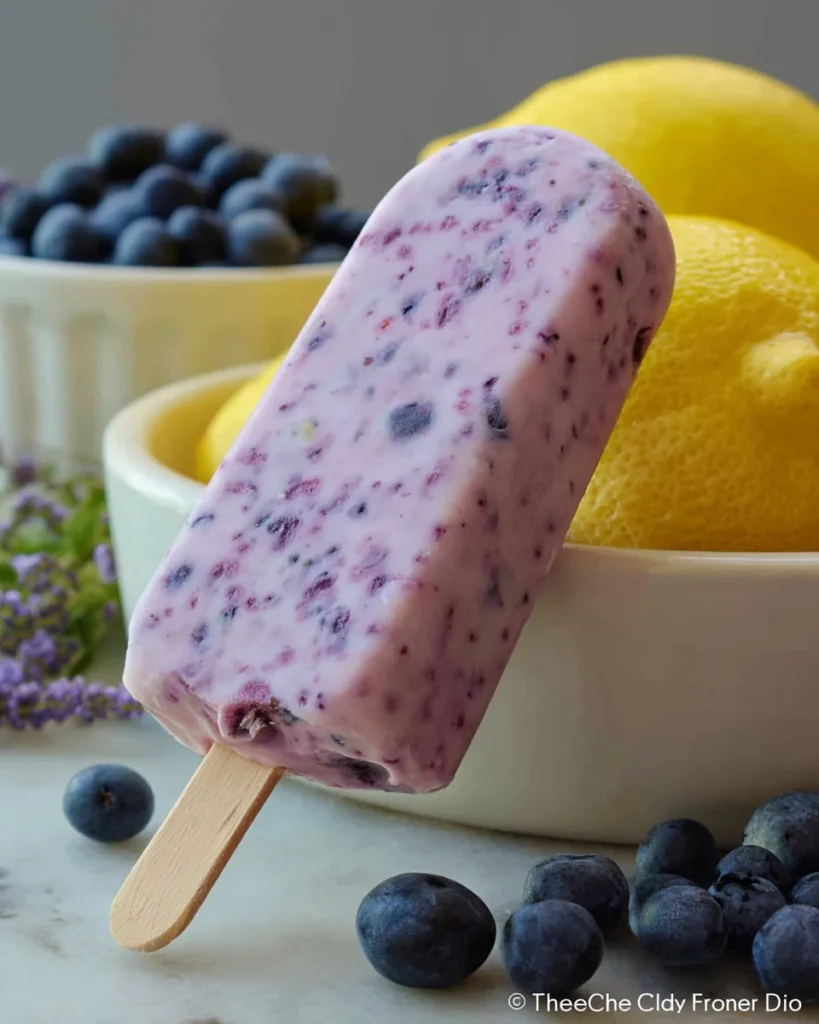 Blueberry Lemon Popsicles