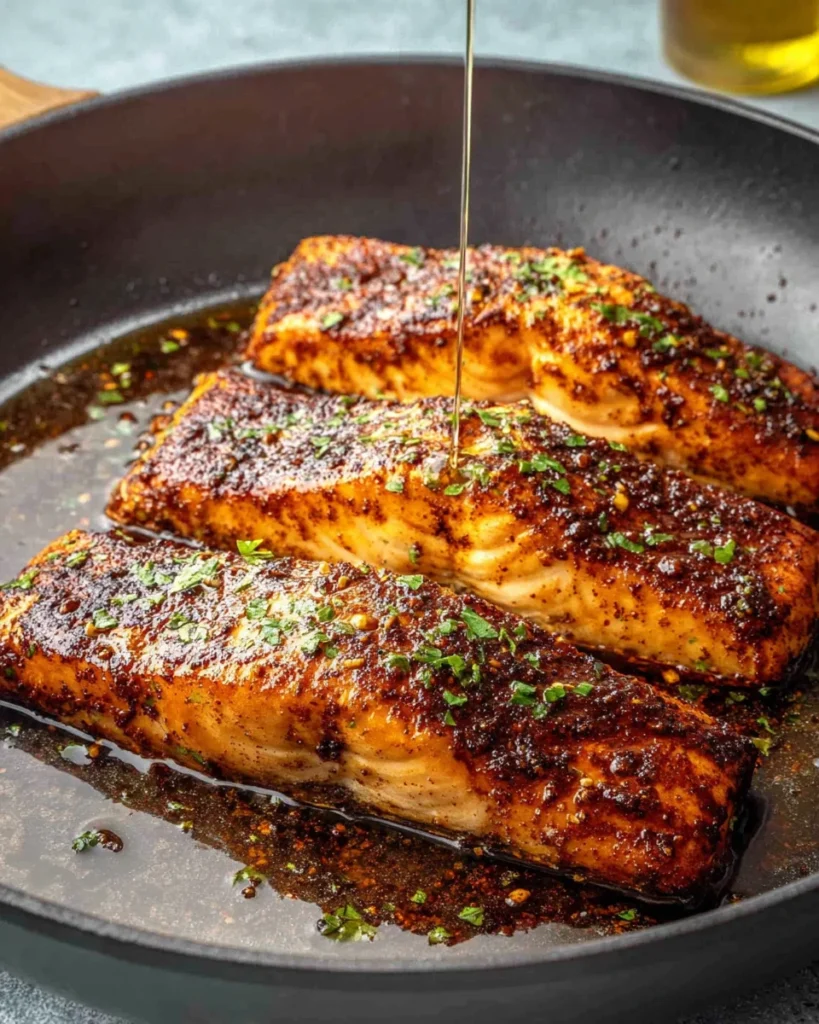 Cajun Honey Butter Grilled Salmon