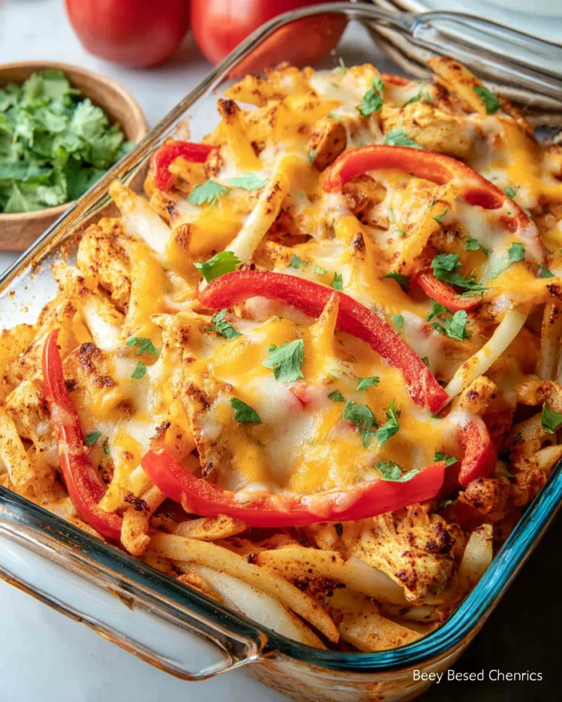 Chicken Fajita Casserole
