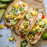 Chipotle Pineapple Chicken Tacos