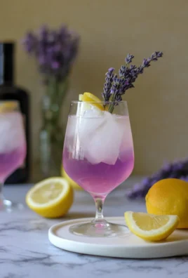 Coconut Lavender Lemonade Mocktail Recipe